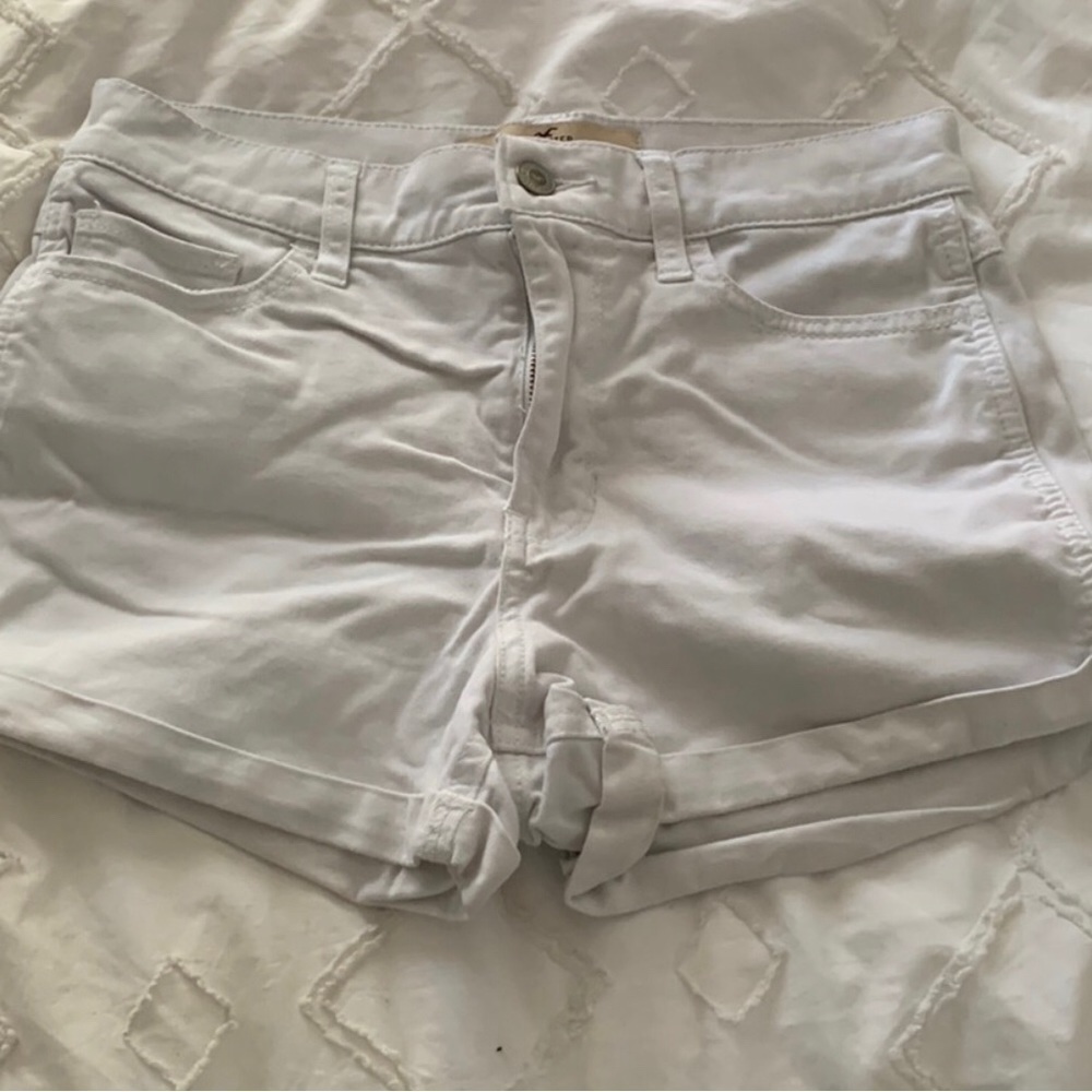 White jean shorts :)